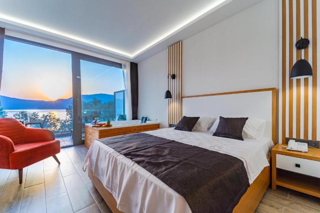 Kalkan Beach Park Hotel Каш Екстер'єр фото